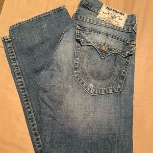 Mens True Religion Jean Distressed with Rips